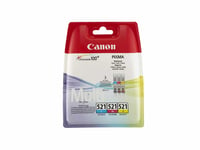 Canon CLI-521 C/M/Y Multi Pack - värikasetti