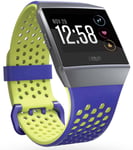 Original Fitbit Blue & Yellow Ionic Sport Water Resistant Band - Small 7646182 N