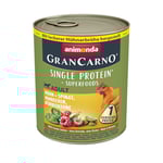 animonda GranCarno Adult Superfoods 6 x 800 g  Kyckling & spenat, hallon, pumpafrön
