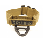 K9 Thorn Bravo Cobra Hundhalsband med Grepp (Färg: Coyote, Storlek: XL)