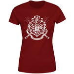 Harry Potter Hogwarts House Crest Women's T-Shirt - Burgundy - XL - Burgundy