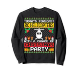 RC Helicopters Christmas Party RC Helicopter Xmas Ugly Style Sweatshirt
