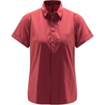 Haglöfs Idun Lite SS Shirt Women Brick Red, XS