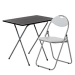 Folding Wooden Desk & Chair Set