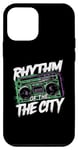 Coque pour iPhone 12 mini Rythme de la ville - Vintage Ghettoblaster Boombox Lover