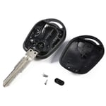 Sjlerst - Coque de clé à distance de voiture adaptée pour ssangyong pour Actyon pour Kyron pour Rexton housse de protection Fob 2 boutons