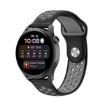 EBN Sport armbånd Huawei Watch 3 Pro - Svart/Grå