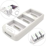 Smatree Battery Charging Hub Compatible for DJI Phantom 4/4 Pro/4 Adv(Charge 3 Batteries One by One, Converting Phantom 4 Battery into Power Bank)