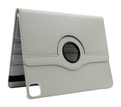 360 Fodral Apple iPad Pro 12.9 2018 2020 2021 (Grå/Vit)