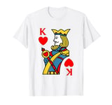 King of Hearts Costume T-Shirt Halloween Deck of Cards Shirt