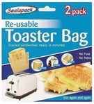 St@llion Reusable Toaster Bags Toastie Sandwich Toast Bags Pockets Non-Stick Toasty for Kitchen Accessories (8 Pcs)