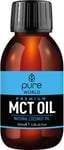 Pure World Natural MCT Coconut Oil 100ML 100% Pure and Undiluted. Premium Qualit