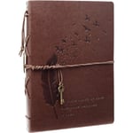 DIY Fotoalbum Vintage Läder Scrapbook Album