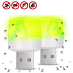 5 bitar Mini Mosquito Killer Natt Light Portable LED Icke-strålning Insekt Killer Light USB Plug Elektrisk Mosquito Killer Lights