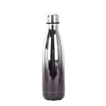 Shoze 500ml Water Bottle Vacuum Insulated Flask Thermal Sports Chilly Cold Drinks Cup Sports Bottle Silver Blue