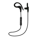 Kurphy Wireless Earphones Headphones Sweatproof For Sports Gym Stereo Music Universal For Mobile Phone Wire Control