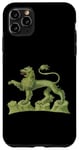Coque pour iPhone 11 Pro Max Alchemy Green Lion Art médiéval