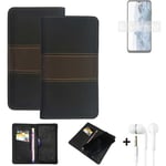 Phone Case + earphones for Nokia G60 5G Wallet Cover Bookstyle protective