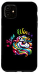 Coque pour iPhone 11 Love gagne le mois de la Gay Pride Unicorn Rainbow