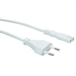 Hobby Tech - Câble d'alimentation secteur type bipolaire 1,2 m 230V - Blanc