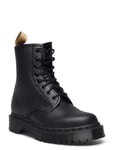 Vegan 1460 Bex Mono Black Felix Rub Off Shoes Boots Ankle Boots Ankle Boots Flat Heel Svart Dr. Martens