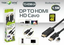 Câble DP DisplayPort À HDMI 4H HD TeKone To-HDMI.U4 1,5 Mètre HSB