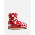 Moon Boot Icon Light Low Stars - Bottes de neige Red / White 35 - 36