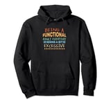 Being A Functional Adult Everyday Seems A Bit Excessive Pullover Hoodie