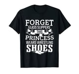 Funny Wrestler Fighter Princess Wear Wrestling Shoes Woman T-Shirt