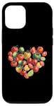 Coque pour iPhone 12/12 Pro Potager Jardinage Tomate Lover Heart Beat