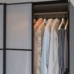 IKEA IKEA ÖVERSIDAN LED ljuslist för garderob m sensor, dimbar mörkgrå, 71 cm, cm 71 cm