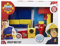 Fireman Sam Utility Belt Set role play toy with working torch, walkie talkie, axe, utility belt & firefighters jacket for imaginative firefighters