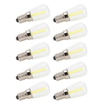 10 st Mini Dimbar E14 LED-lampa 1,5 W AC 110 V för Kronljusstake
