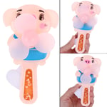 1pc Lovely Pig Portable Mini Fan Hand Press Cooling Kids Toy One Size