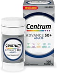 Centrum Advance 50+ Multivitamin Tablets for Men and Women, Vitamins with 24 Es
