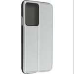 Clear View Case for Xiaomi Poco F5 Pro Mirror Flip Stand Silver