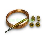 Universal Thermocouple Kit 900mm & Fixings Oven Cooker Grill - Gas Boiler 90cm