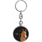 Toff London Brown Arabian Horse Side Head Keyring TLK-142-VAR