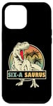 Coque pour iPhone 13 Pro Max Six-A Suarus Dino T-Rex Dinosaure assorti Famille