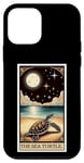 iPhone 12 mini The Sea Turtle Tarot Card Stars and Moon Women Men Kids Case