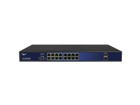 Allnet ALL-SG8618PM Nätverksswitch 16 + 2 Port 10 / 100 / 1000 MBit/s PoE Funktion (A193999)