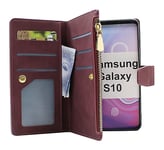 XL Standcase Lyxfodral Samsung Galaxy S10 (G973F) (Vinröd)