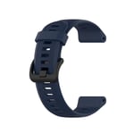 Garmin Forerunner 945/Fenix 5 Plus/Approach S60 Klockarmband i silikon - Mörkblå