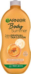 Garnier Summer Body Gradual Self Tan Moisturiser Dark, Hydrating Tanning Lotion