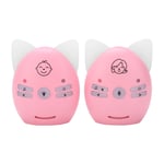 New Wireless Audio Baby Monitor Two Way Talk Baby Monitor With Music Pink (100-