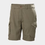 Helly Hansen Seglarshorts Dock Cargo Shorts, Bedrock, herr, 32"