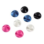Hama 20533 Candy Cable Clip (Pack of 8) - Pink,white,blue,black