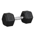 Hexagon Hantlar 17,5 Kg Gjutjärn Svart