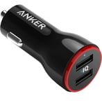 Anker 24W Dual USB Car Charger Adapter PowerDrive 2 Anker A2310