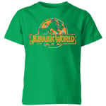 Jurassic Park Logo Tropical Kids' T-Shirt - Green - 3-4 Years - Green